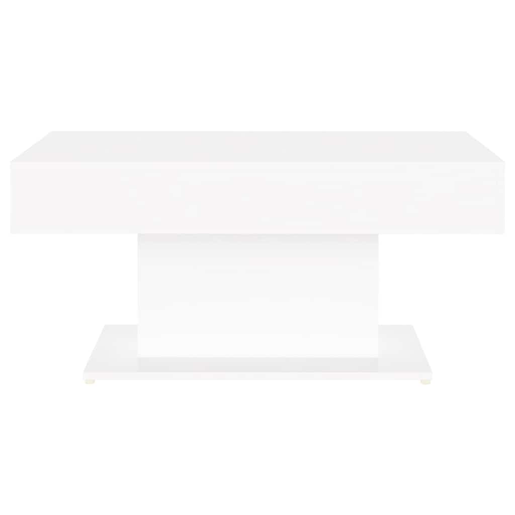 806831 vidaXL Coffee Table White 96x50x45 cm Engineered Wood