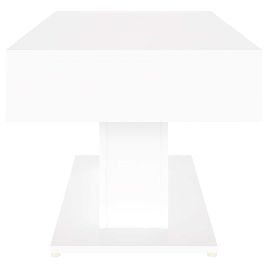 806831 vidaXL Coffee Table White 96x50x45 cm Engineered Wood