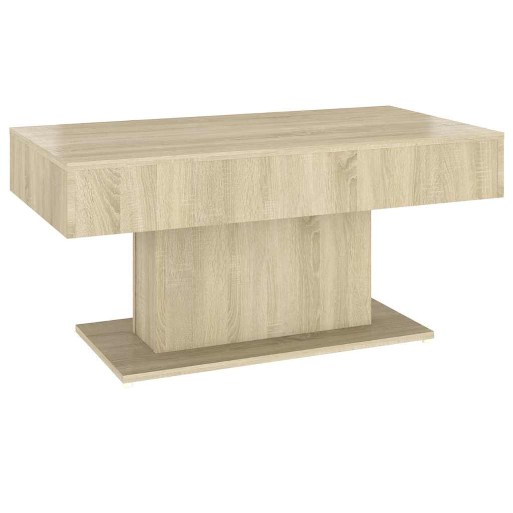 806834 vidaXL Coffee Table Sonoma Oak 96x50x45 cm Engineered Wood