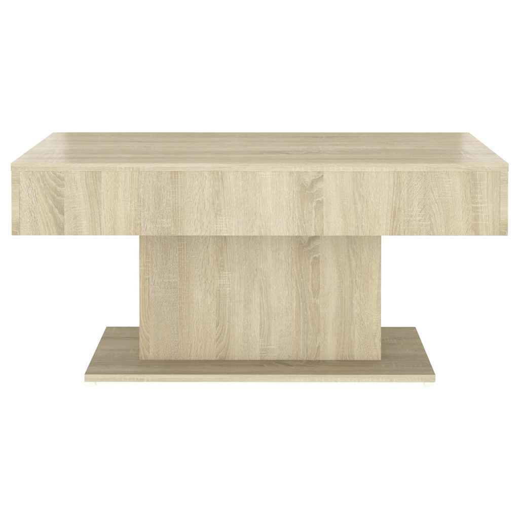 806834 vidaXL Coffee Table Sonoma Oak 96x50x45 cm Engineered Wood