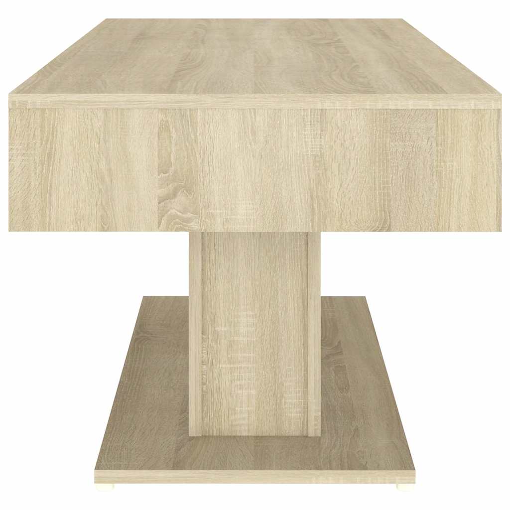 806834 vidaXL Coffee Table Sonoma Oak 96x50x45 cm Engineered Wood