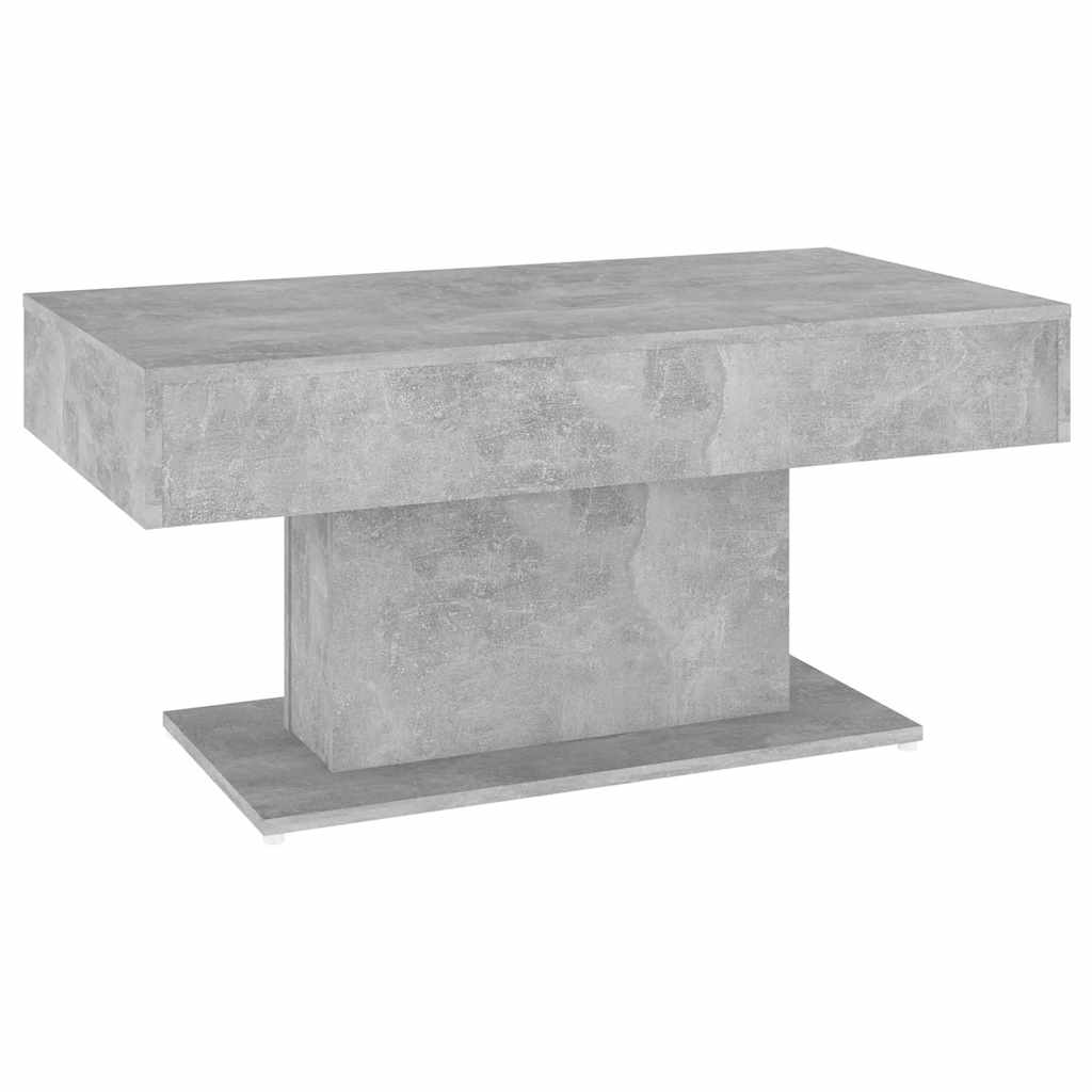 806835 vidaXL Coffee Table Concrete Grey 96x50x45 cm Engineered Wood