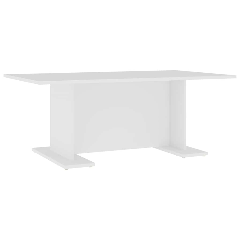 806840 vidaXL Coffee Table White 103,5x60x40 cm Engineered Wood
