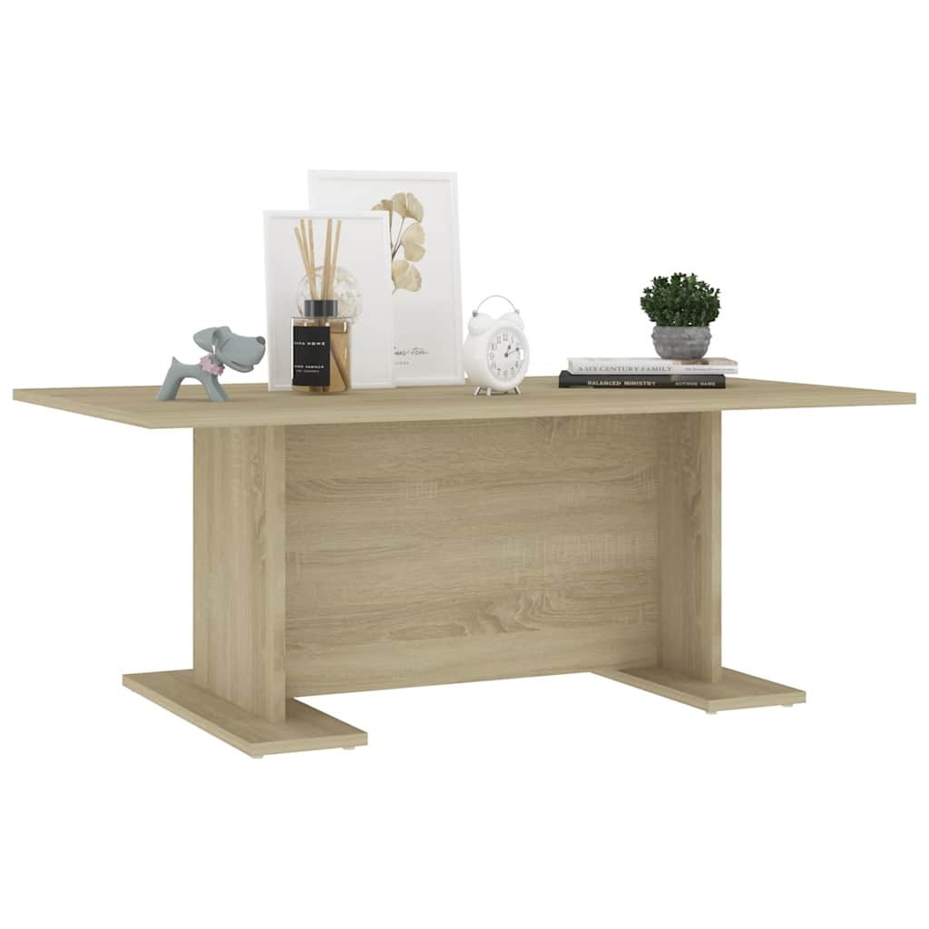 806843 vidaXL Coffee Table Sonoma Oak 103,5x60x40 cm Engineered Wood