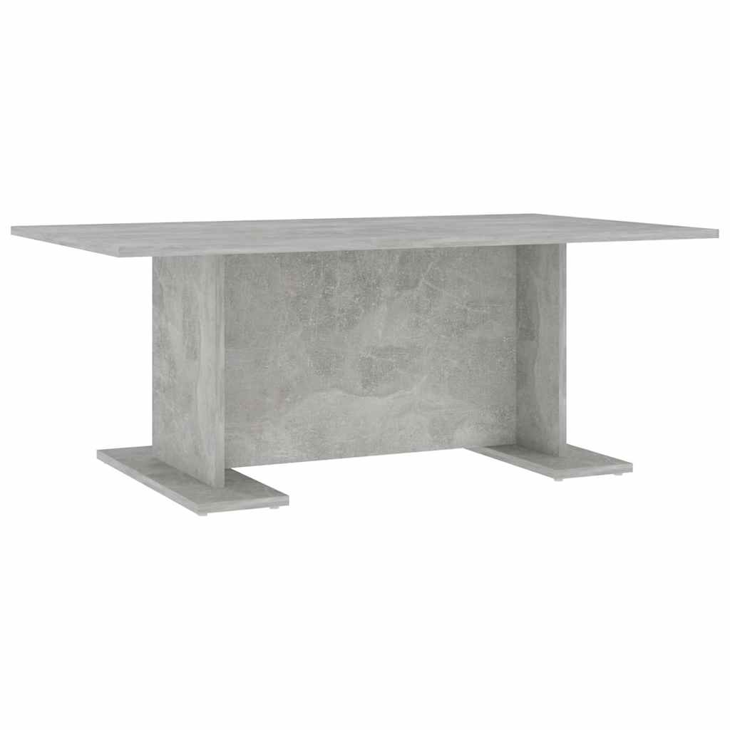 806844 vidaXL Coffee Table Concrete Grey 103,5x60x40 cm Engineered Wood