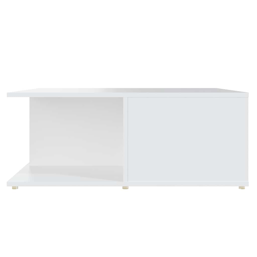 806876 vidaXL Coffee Table White 80x80x31 cm Engineered Wood