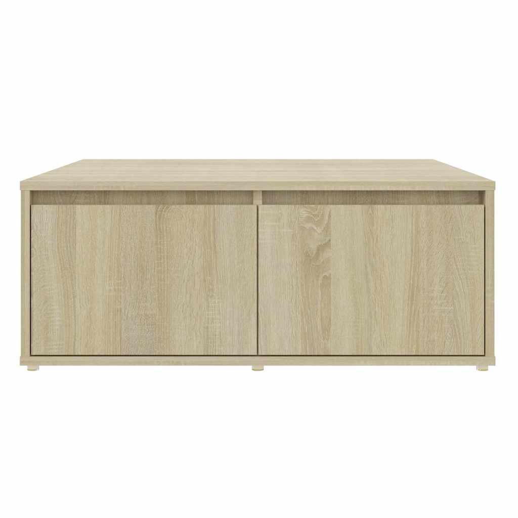 806879 vidaXL Coffee Table Sonoma Oak 80x80x31 cm Engineered Wood
