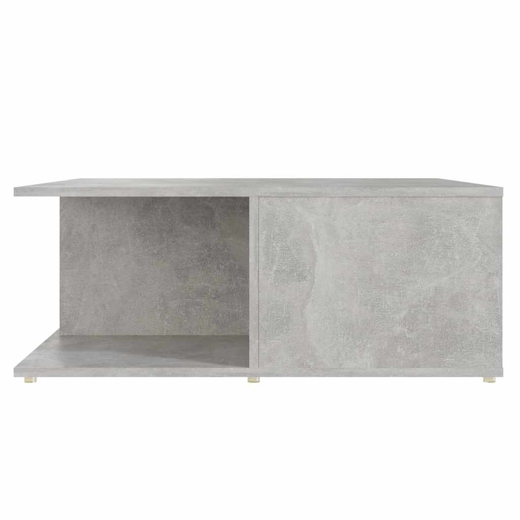 806880 vidaXL Coffee Table Concrete Grey 80x80x31 cm Engineered Wood