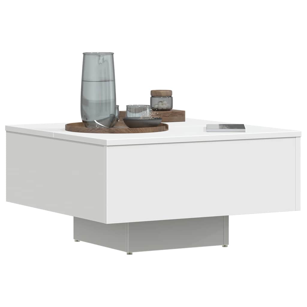 806885 vidaXL Coffee Table White 60x60x31,5 cm Engineered Wood