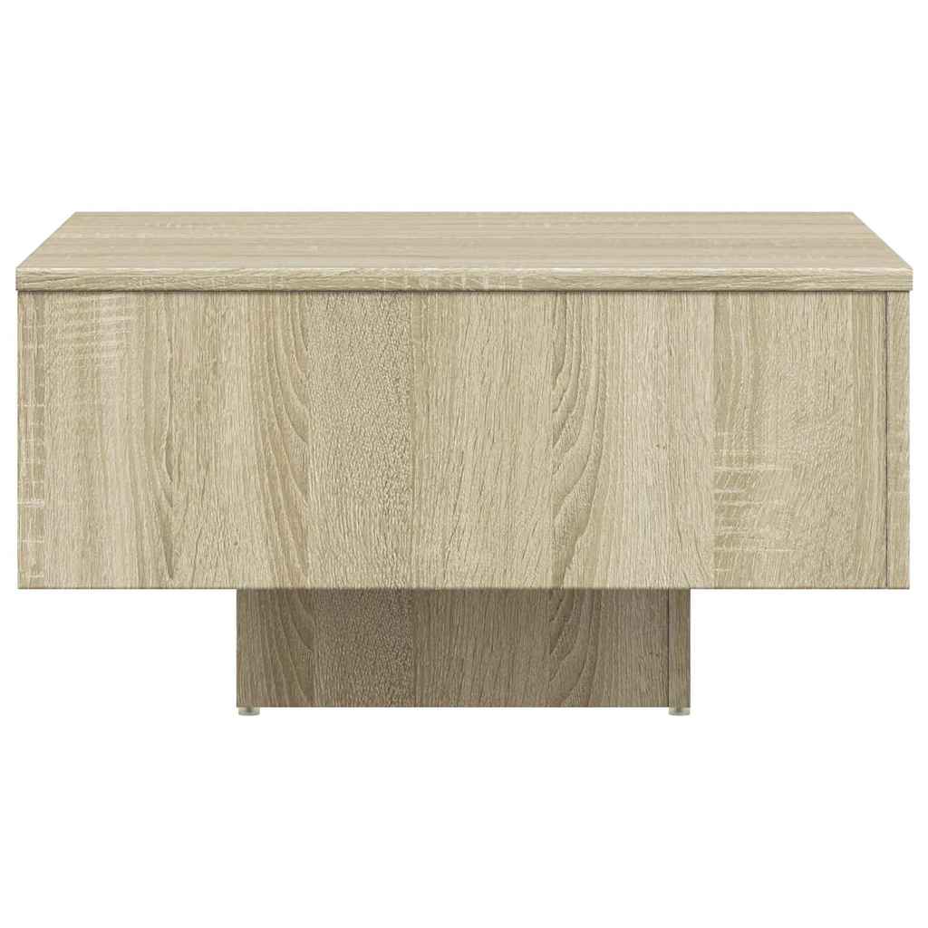 806888 vidaXL Coffee Table Sonoma Oak 60x60x31,5 cm Engineered Wood