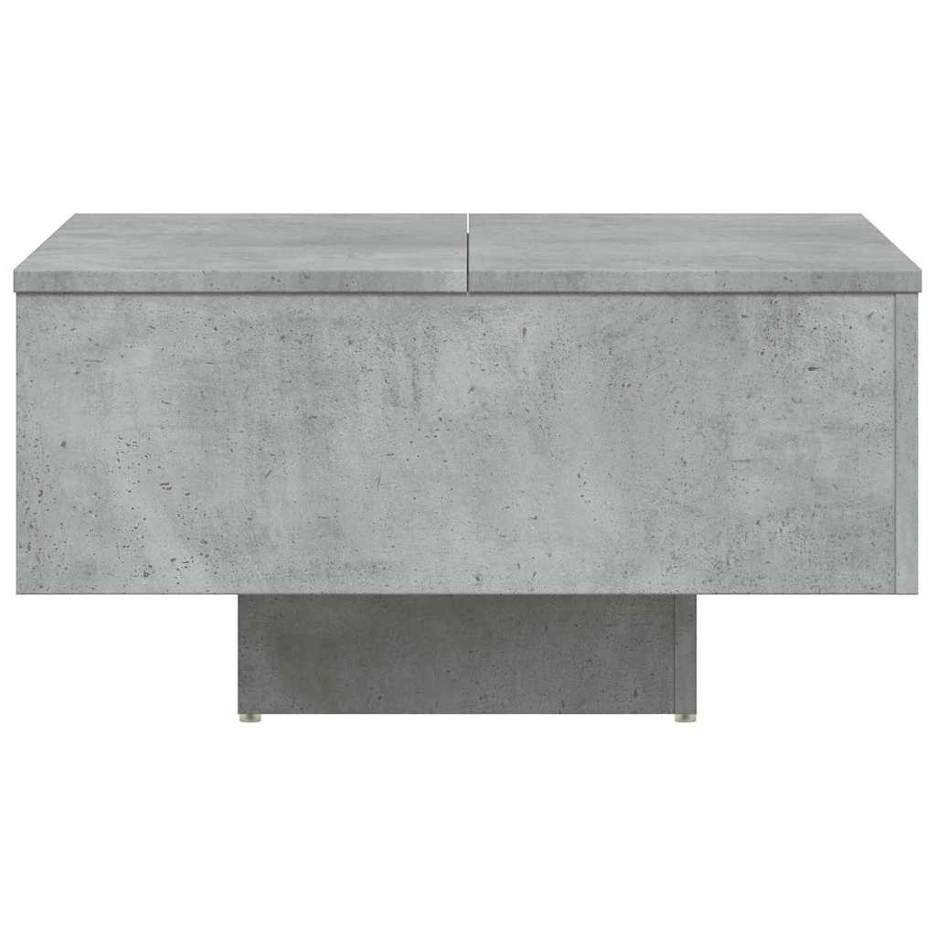 806889 vidaXL Coffee Table Concrete Grey 60x60x31,5 cm Engineered Wood