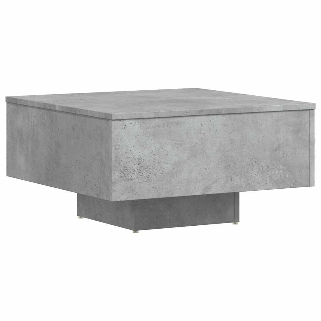 806889 vidaXL Coffee Table Concrete Grey 60x60x31,5 cm Engineered Wood