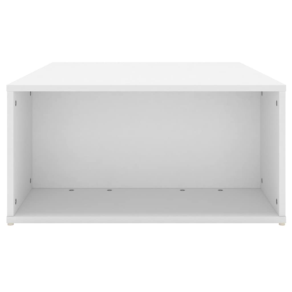806903 vidaXL Coffee Table White 90x67x33 cm Engineered Wood