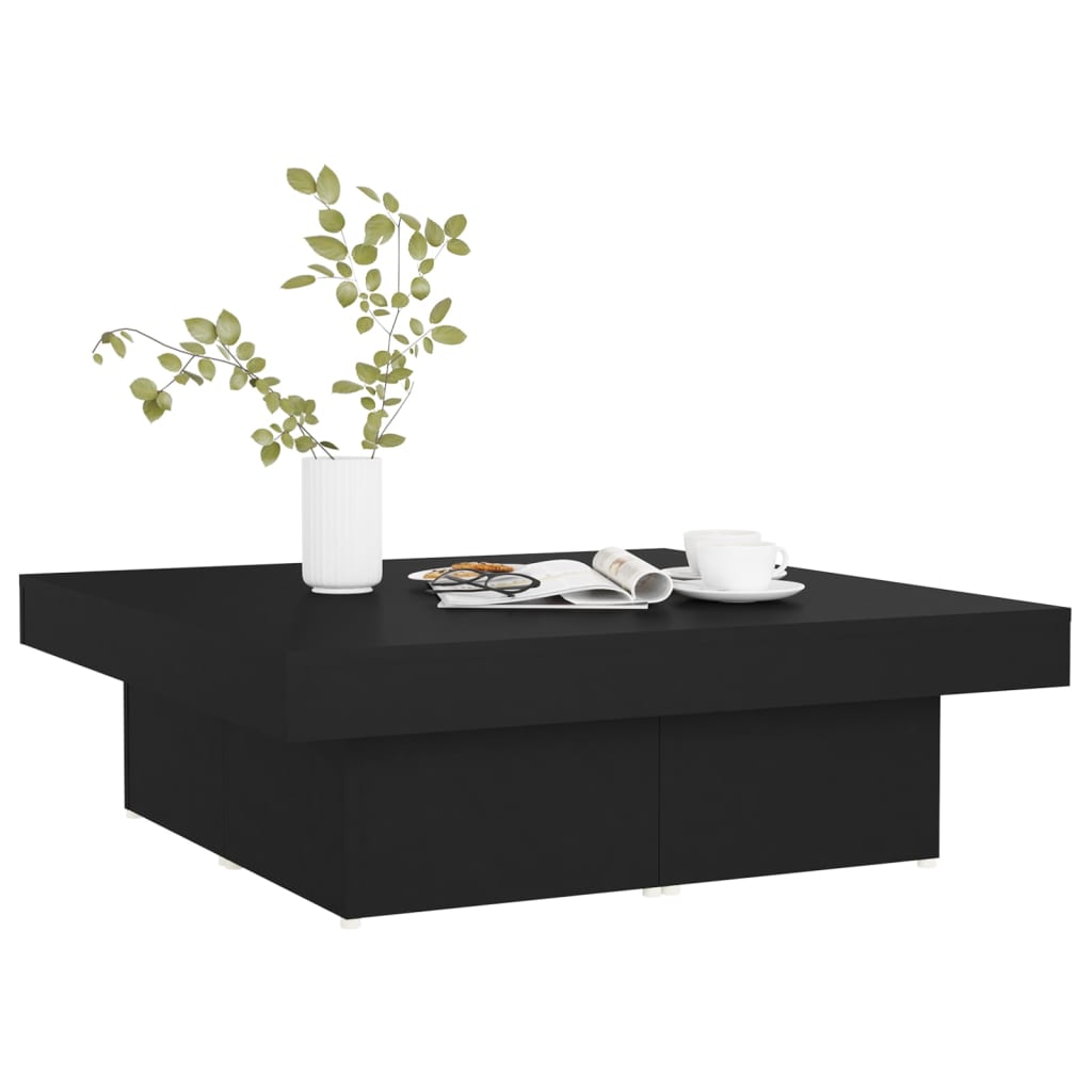 Coffee Table | Black | Engineered wood | Medium | Modern | Coffee Table