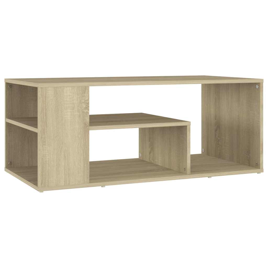 806924 vidaXL Coffee Table Sonoma Oak 100x50x40 cm Engineered Wood