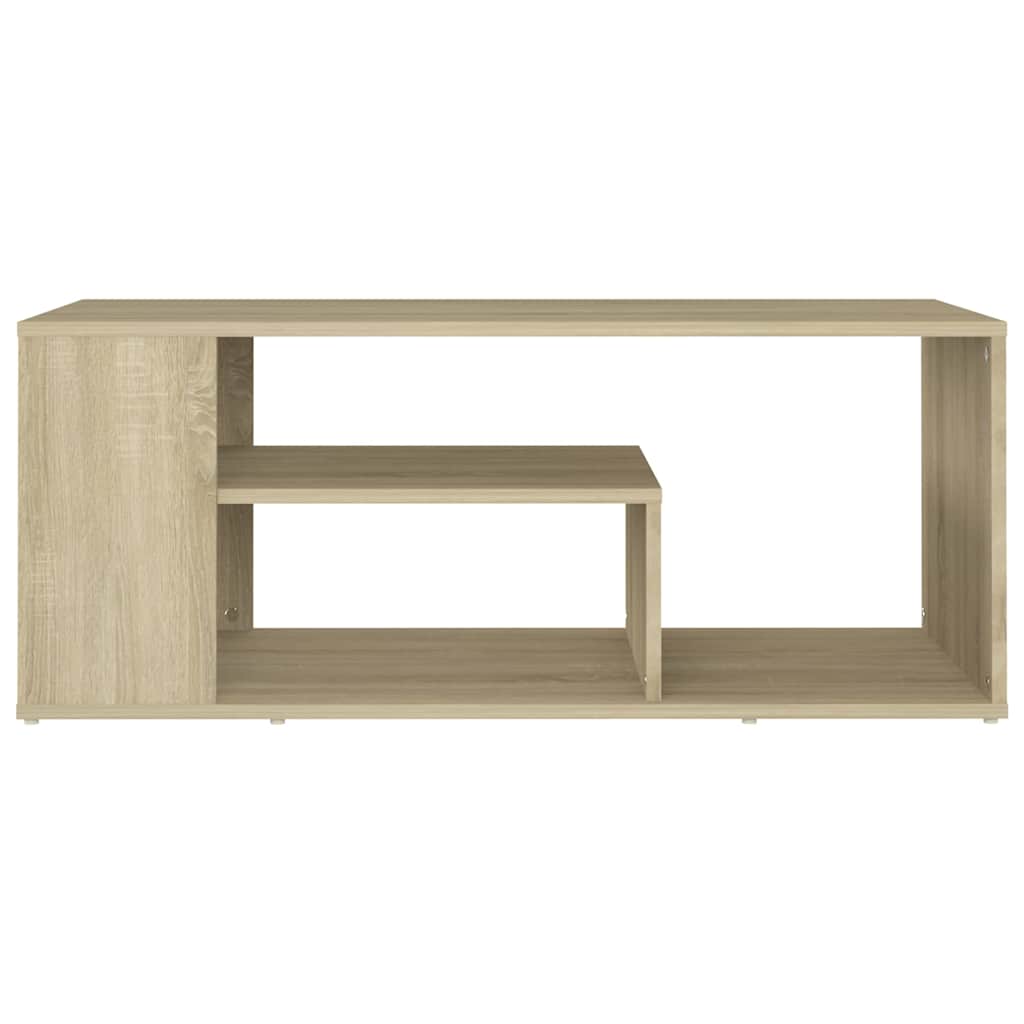 806924 vidaXL Coffee Table Sonoma Oak 100x50x40 cm Engineered Wood