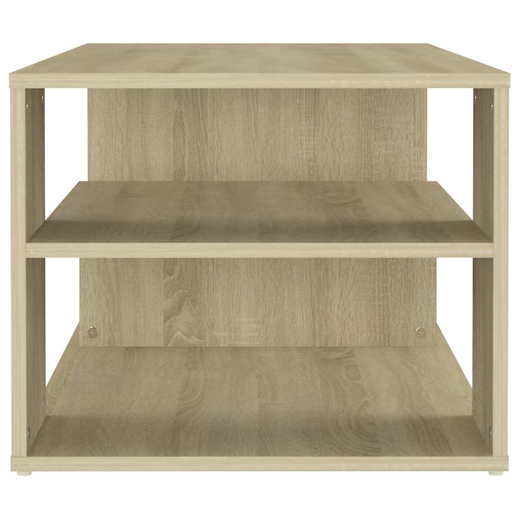 806924 vidaXL Coffee Table Sonoma Oak 100x50x40 cm Engineered Wood