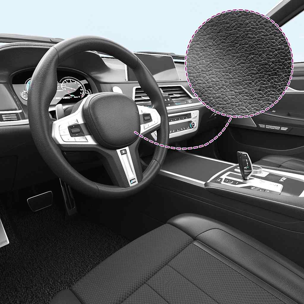 Car Films 2 pcs Matt Black 100x150 cm+50x150 cm