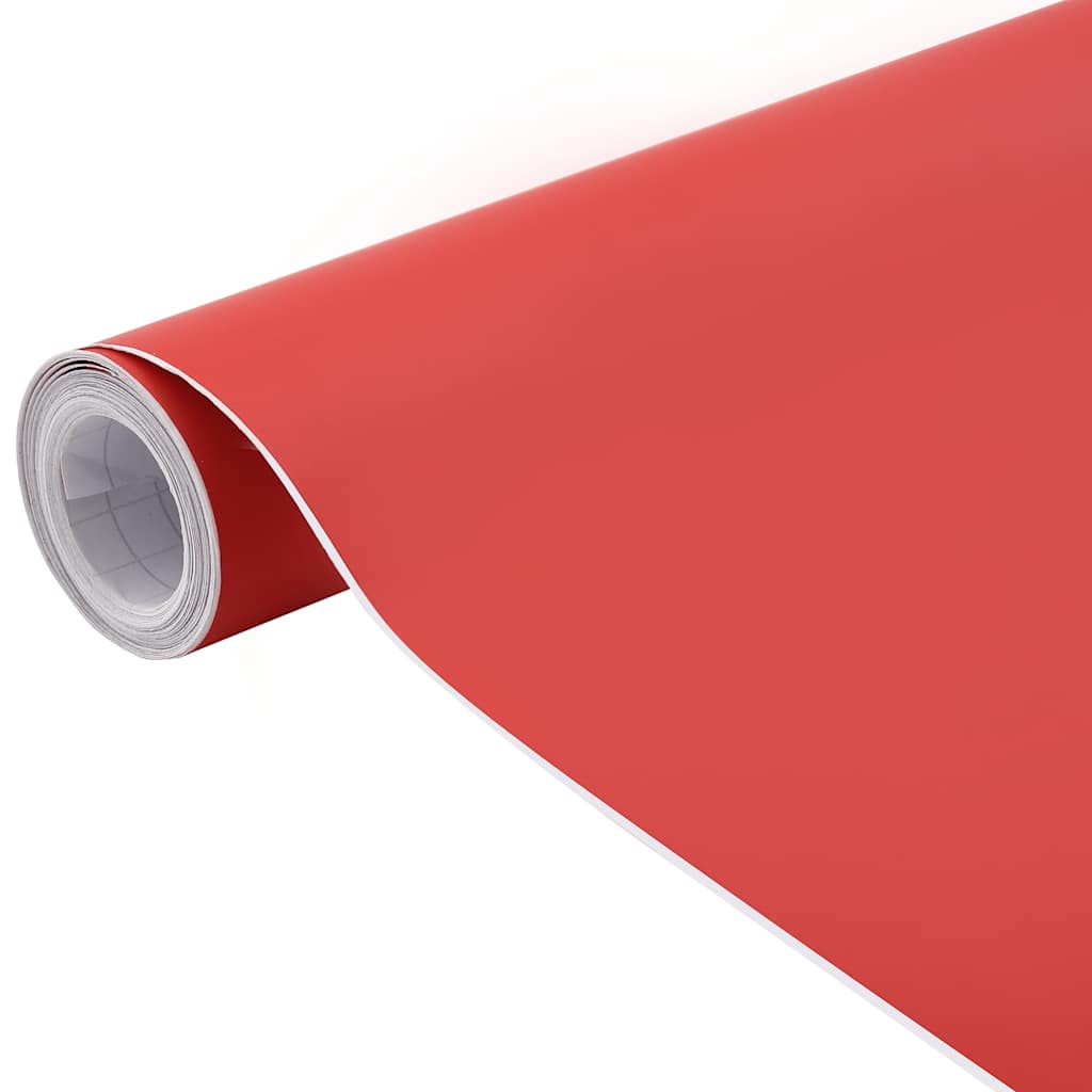 210710 vidaXL Car Films 2 pcs Matt Red 100x150 cm