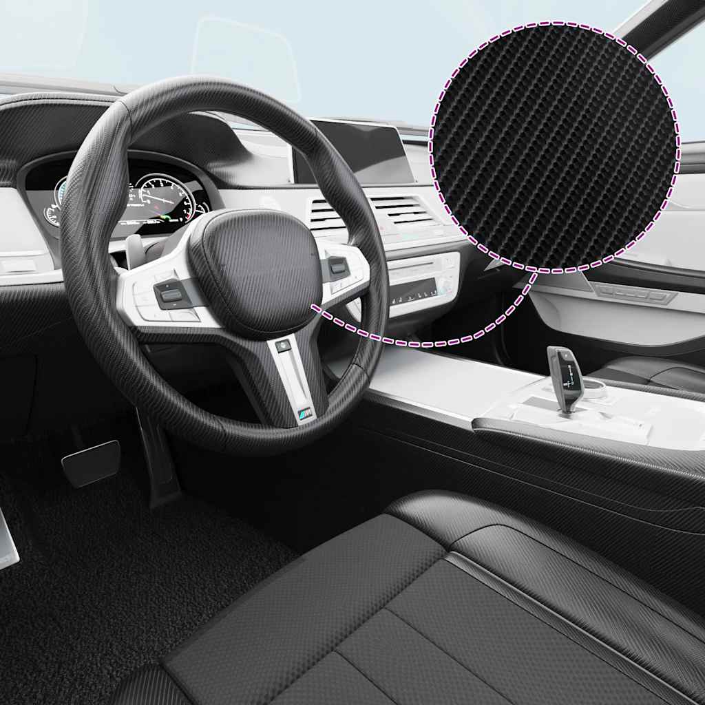 Car Films 2 pcs 4D Black 100x150 cm