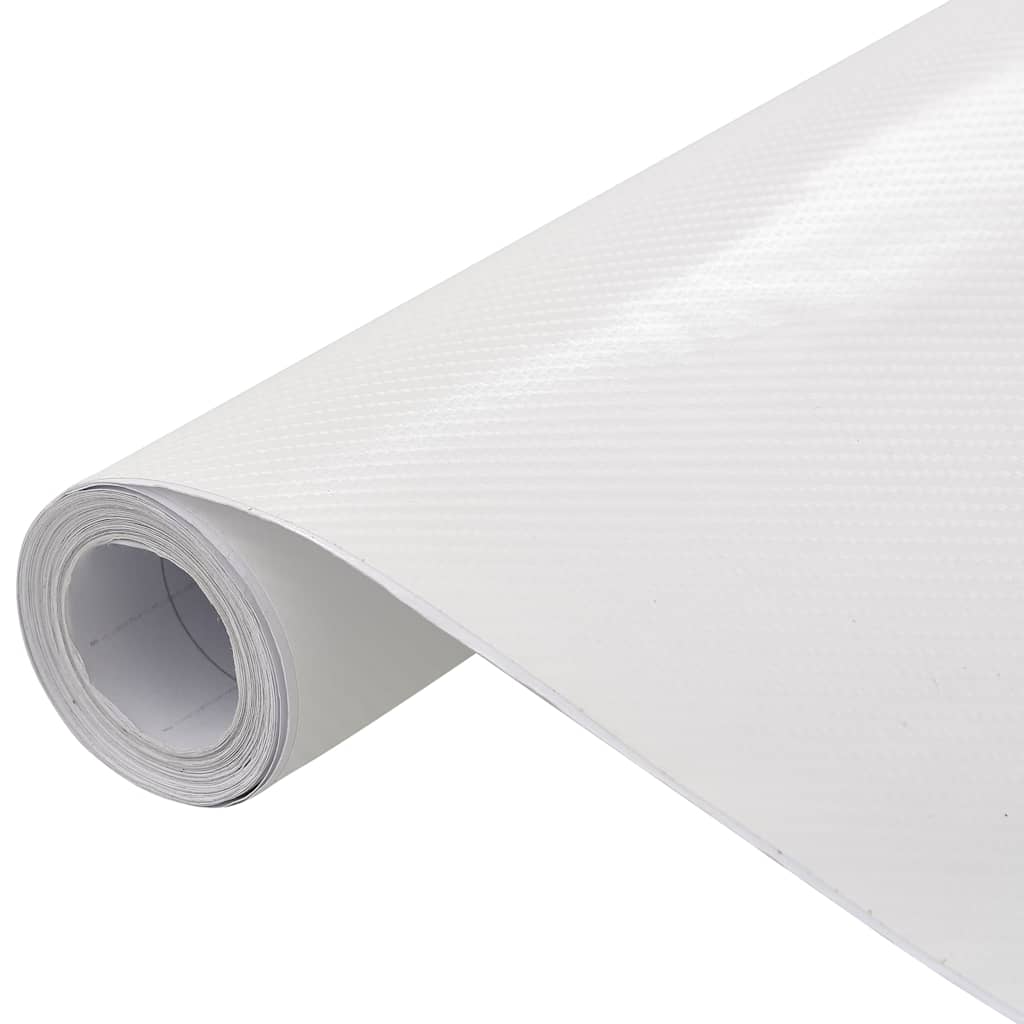 210725 vidaXL Car Films 2 pcs 4D White 100x150 cm