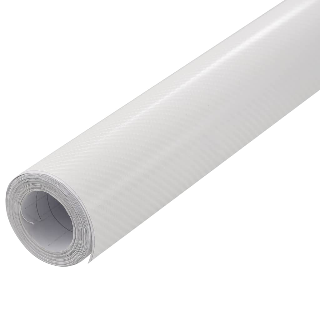 210725 vidaXL Car Films 2 pcs 4D White 100x150 cm