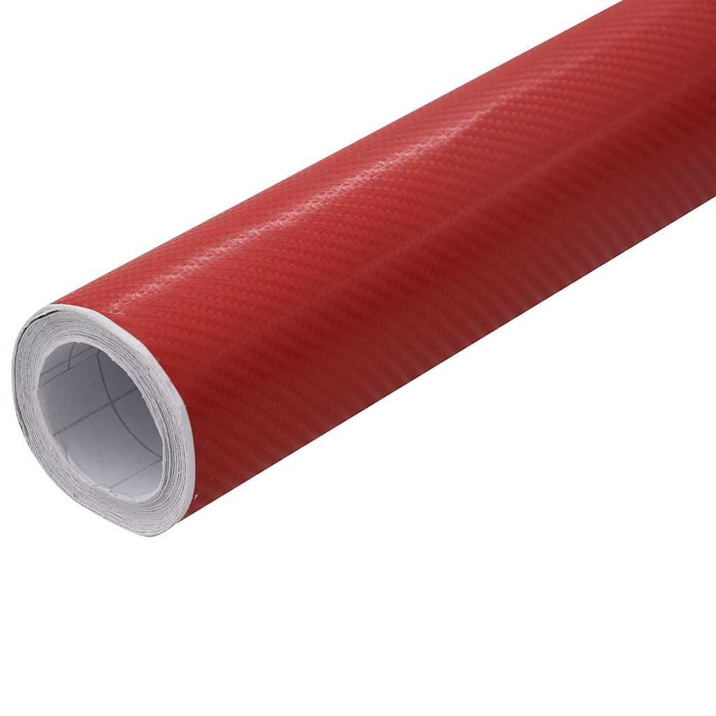 210731 vidaXL Car Films 2 pcs 4D Red 100x150 cm