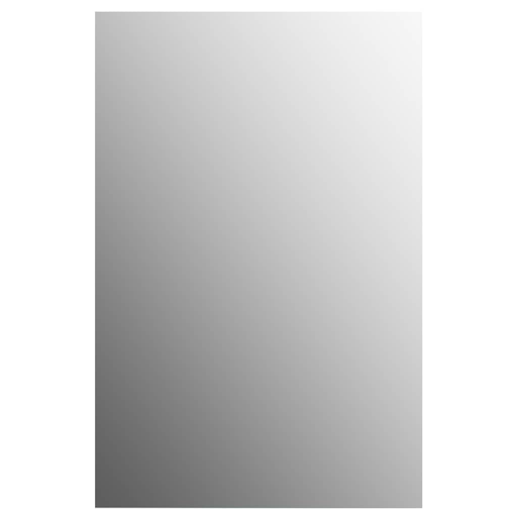 Wall Mirror with LED Lights Rectangular Glass