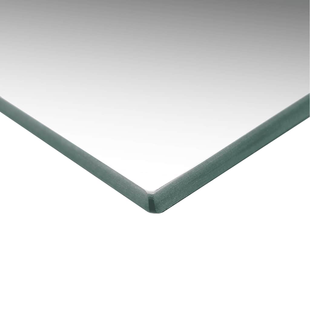 Wall Mirror with LED Lights Rectangular Glass