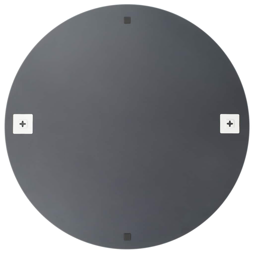 Wall Mirror with LED Lights Round Glass