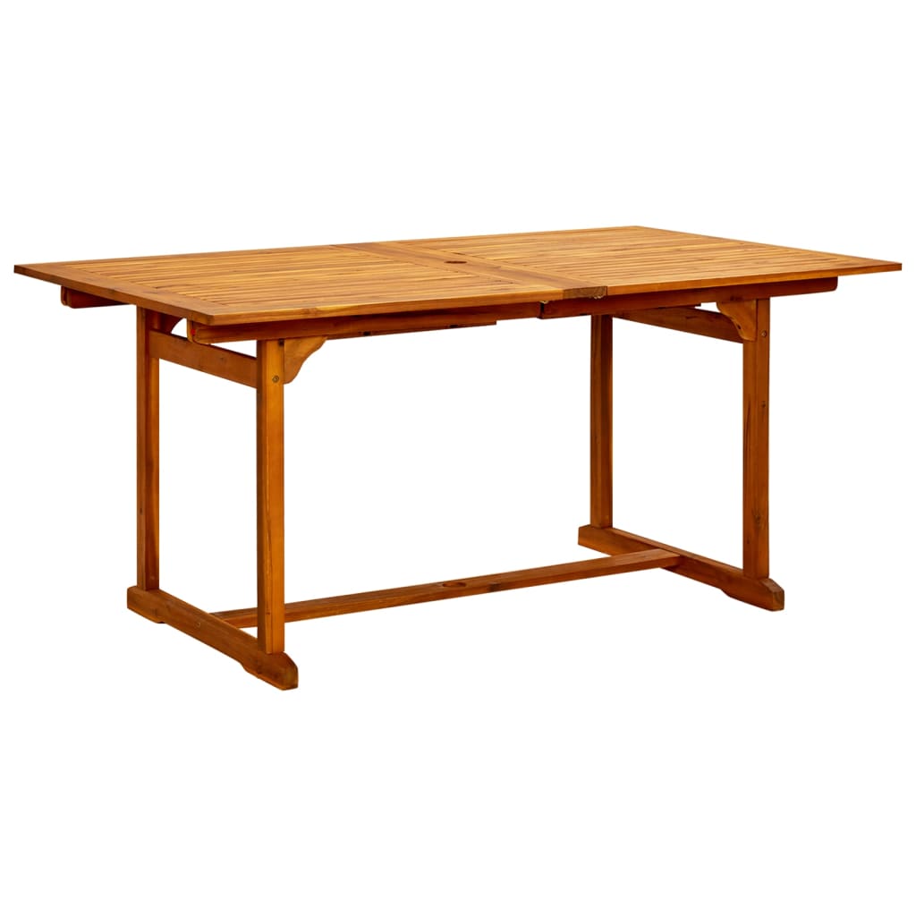 Garden Dining Set | Natural Wood | Solid acacia wood | Large | Extendable