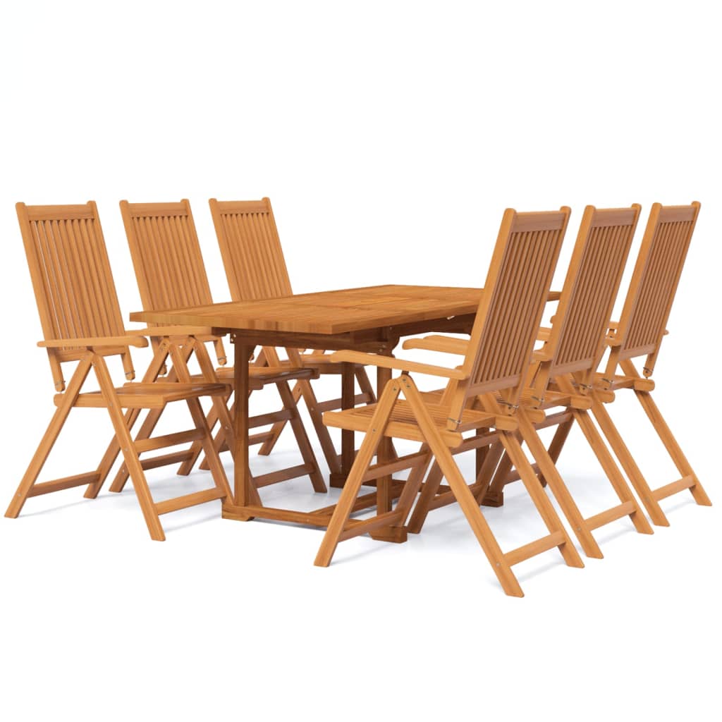 Garden Dining Set | Natural Wood | Solid Acacia wood | Medium