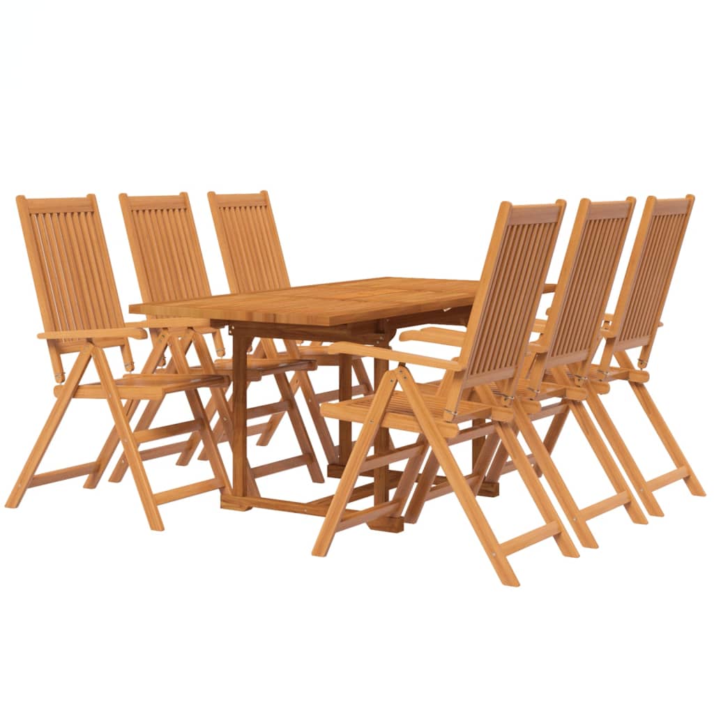Garden Dining Set | Natural Wood | Solid Acacia wood | Medium