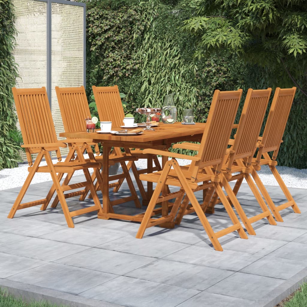 Garden Dining Set | Natural Wood | Solid Acacia wood | Medium