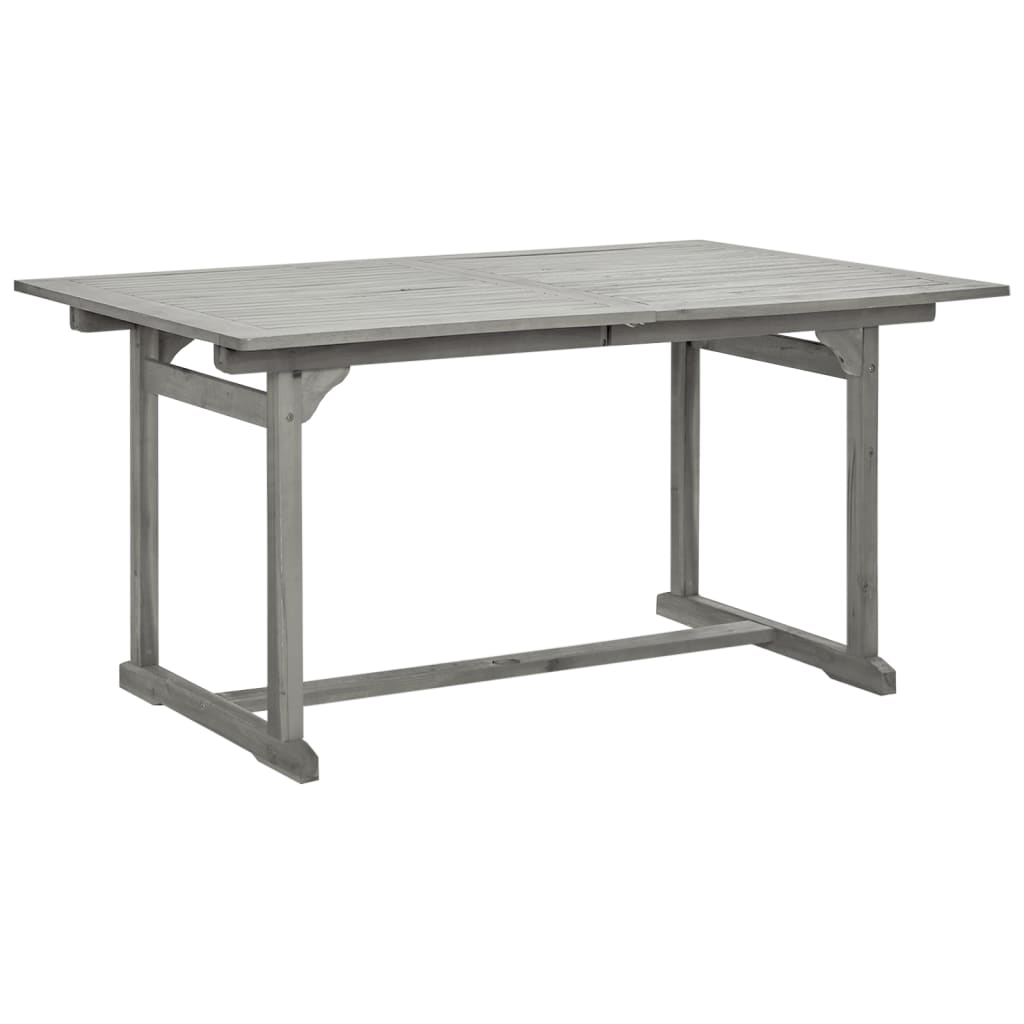 Garden Dining Set | Grey | Solid Acacia wood | Extendable |  Extendable
