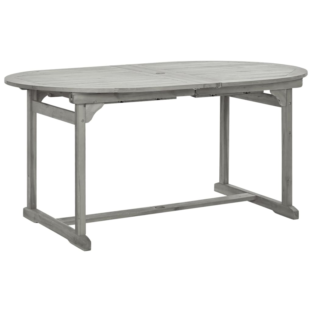 Garden Dining Set | Grey | Solid Acacia wood with grey wash finish