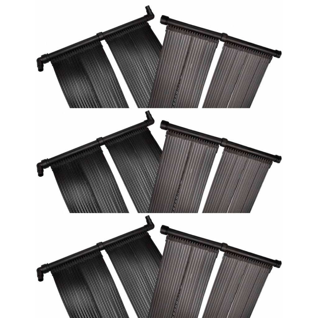 Solar Pool Heater | Set of 6 | Black | PVC | Large | Solar Pool Heater