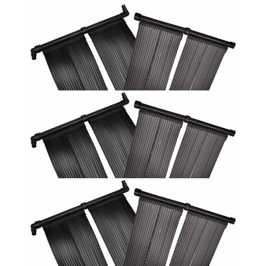 Solar Pool Heater | Set of 6 | Black | PVC | Large | Solar Pool Heater