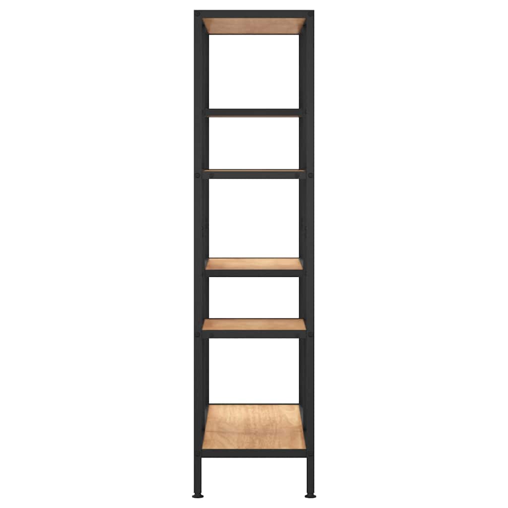 Book Shelf 80x30x120 cm Steel and Engineered Wood