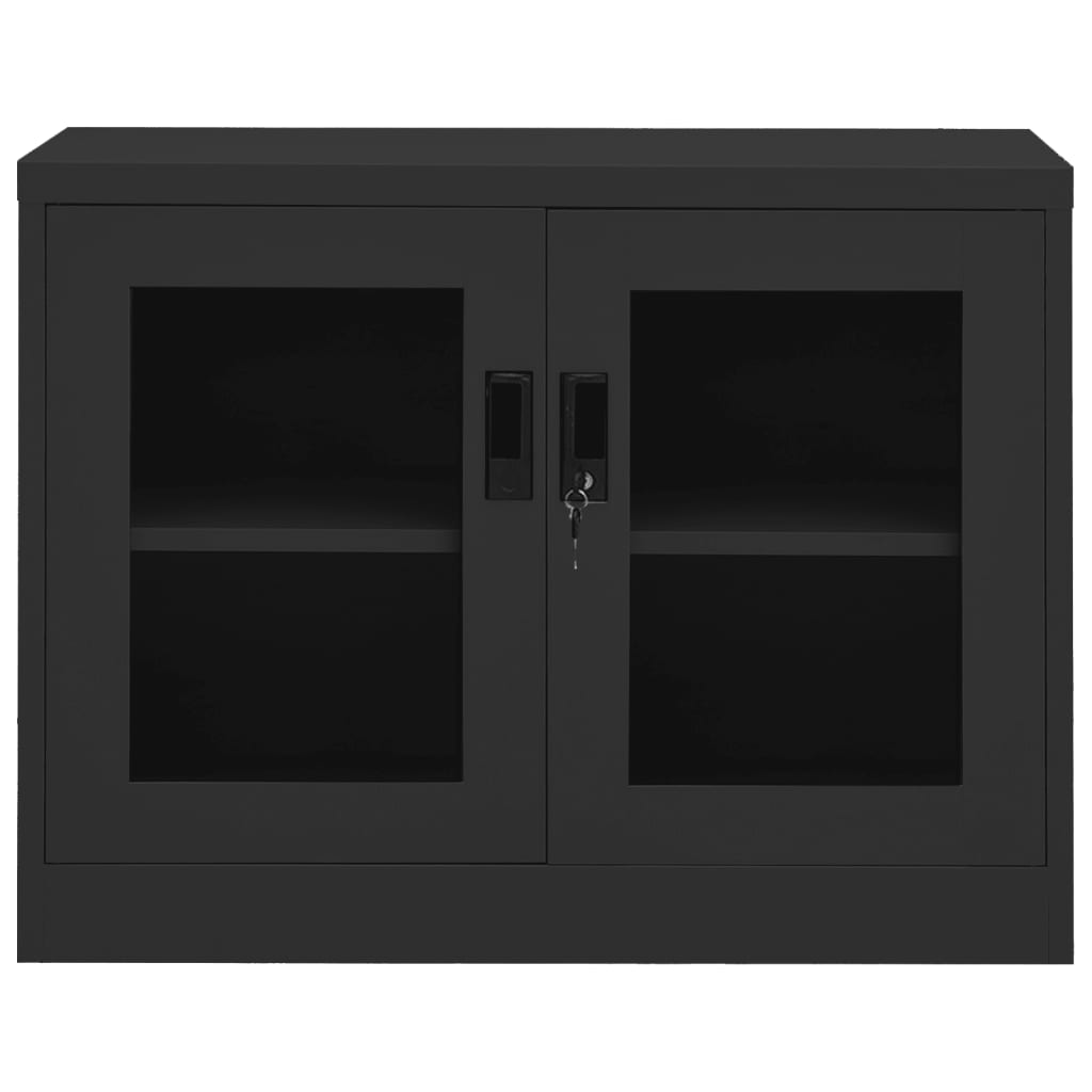 Office Cabinet Anthracite 90x40x70 cm Steel