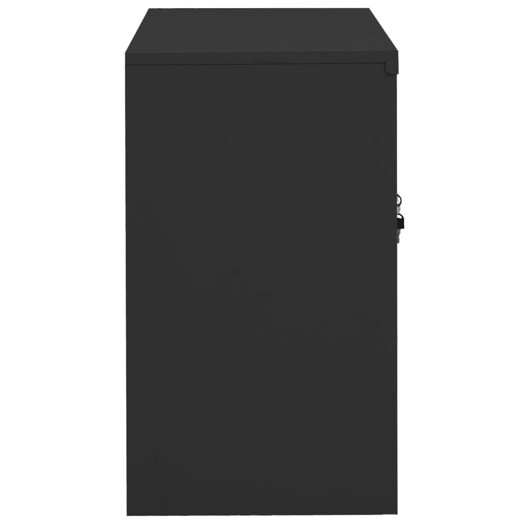 Office Cabinet Anthracite 90x40x70 cm Steel