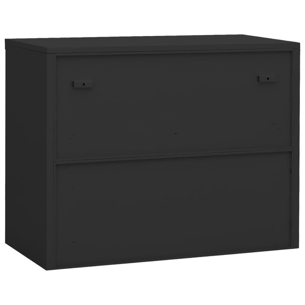 Office Cabinet Anthracite 90x40x70 cm Steel