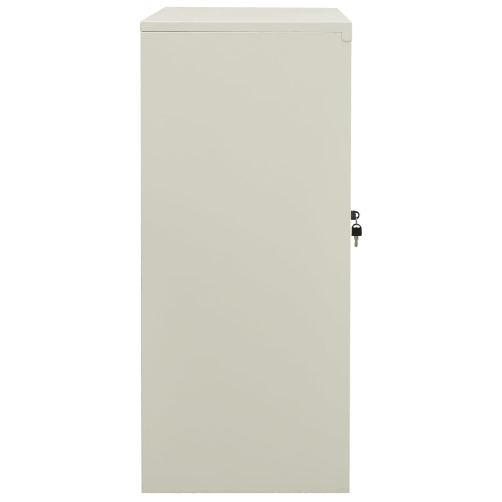 Office Cabinet | Light grey | Steel, tempered glass | Standard