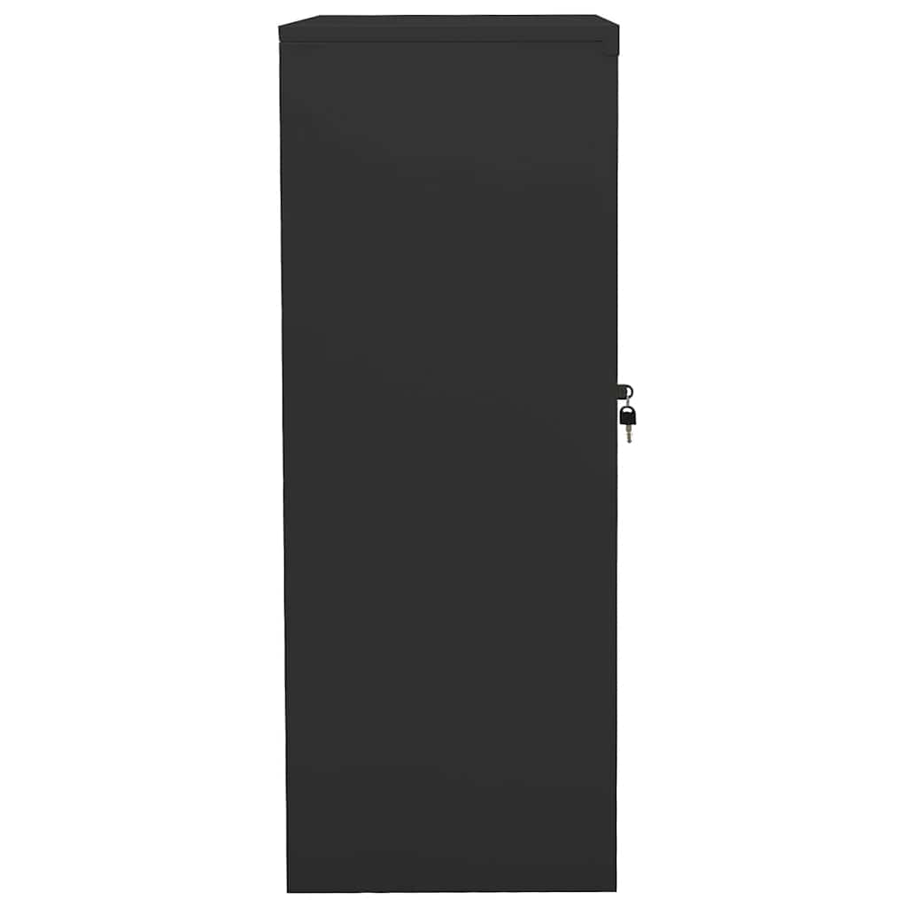Office Cabinet Anthracite 90x40x105 cm Steel