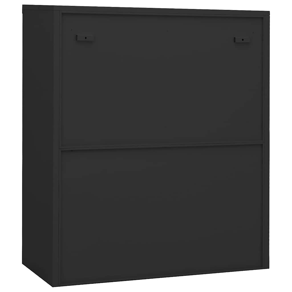 Office Cabinet Anthracite 90x40x105 cm Steel