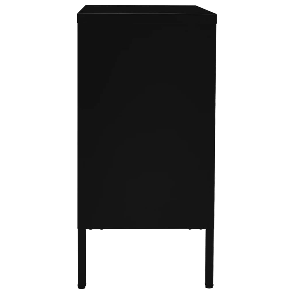 Sideboard | Black | Steel | Medium | Sideboard | Rectangular | Modern