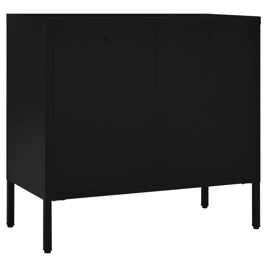 Sideboard | Black | Steel | Medium | Sideboard | Rectangular | Modern