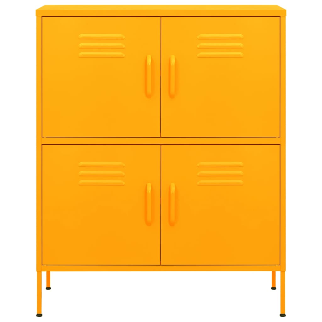 Storage Cabinet | Mustard Yellow | Steel | Medium | Storage Cabinet