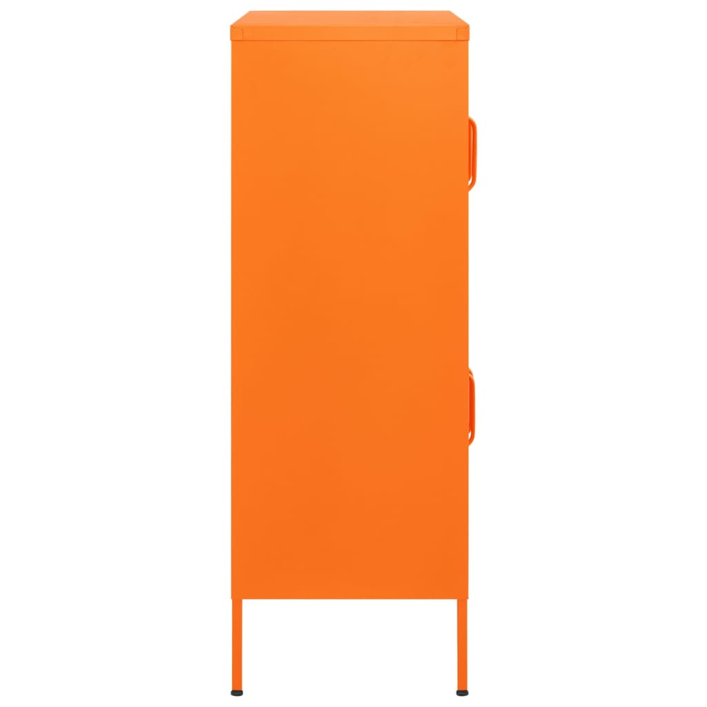 Storage Cabinet | Orange | Steel | Medium | Storage Cabinet | Rectangular