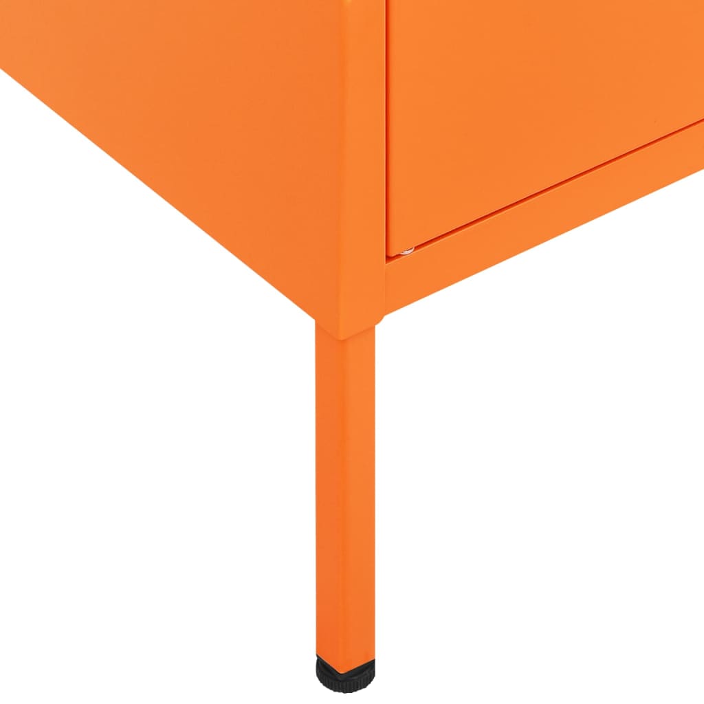 Storage Cabinet | Orange | Steel | Medium | Storage Cabinet | Rectangular